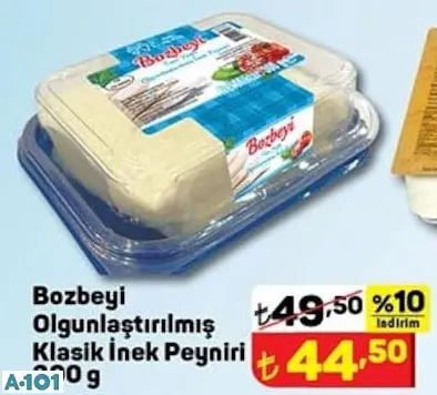 BOZBEYL OLGUNLAŞTIRILMIŞ İNEK PEYNİRİ